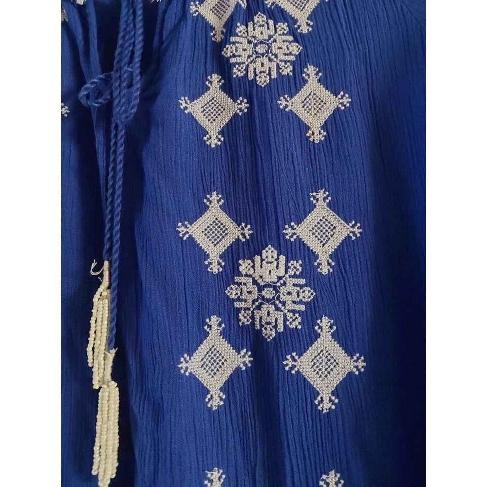 John Paul Richard Tops Tunic Womens S, Embroidery, 18.5 Inch Of Armp To Armp - Picture 5 of 7
